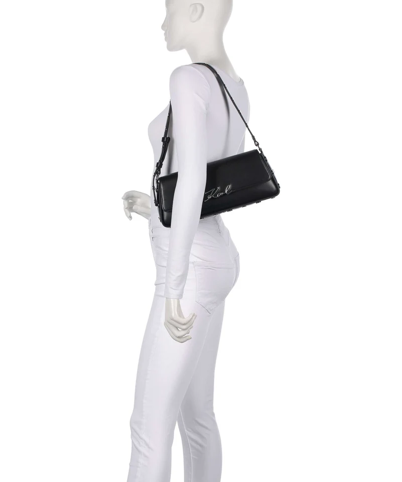 Karl Lagerfeld K/Signature Sac porté épaule black embellishment