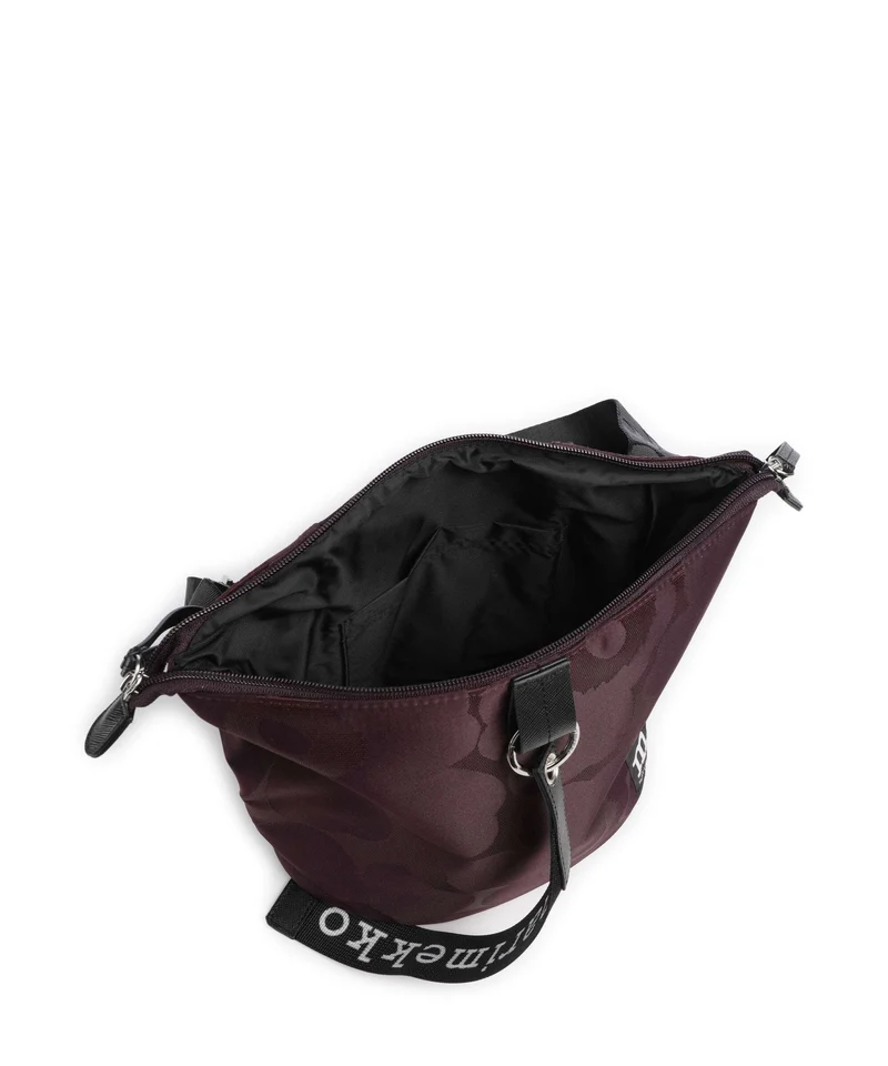 Marimekko Wear All Day Unikko Sac seau wine red/dark wine