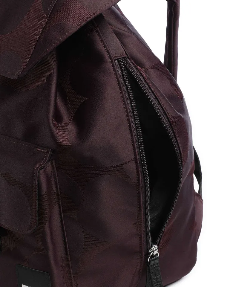 Marimekko Wear All Day L Unikko Sac à dos wine red/dark wine