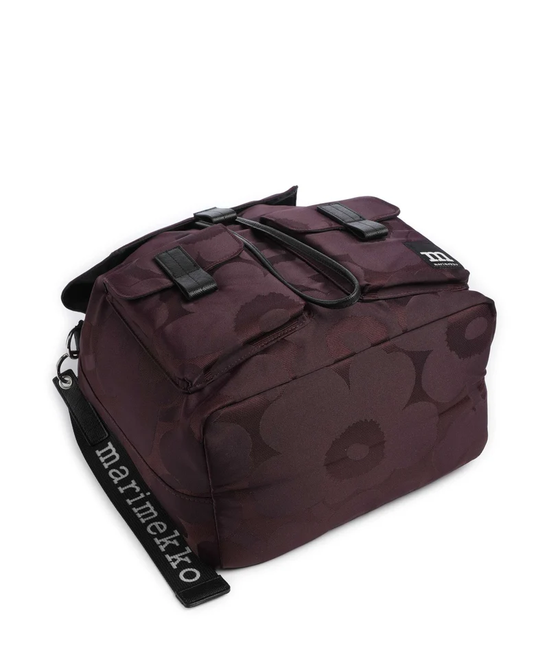 Marimekko Wear All Day L Unikko Sac à dos wine red/dark wine