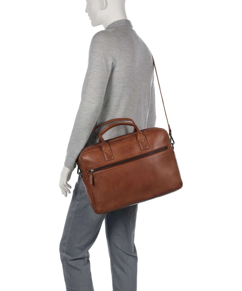 Markberg Kingston Porte-document cognac