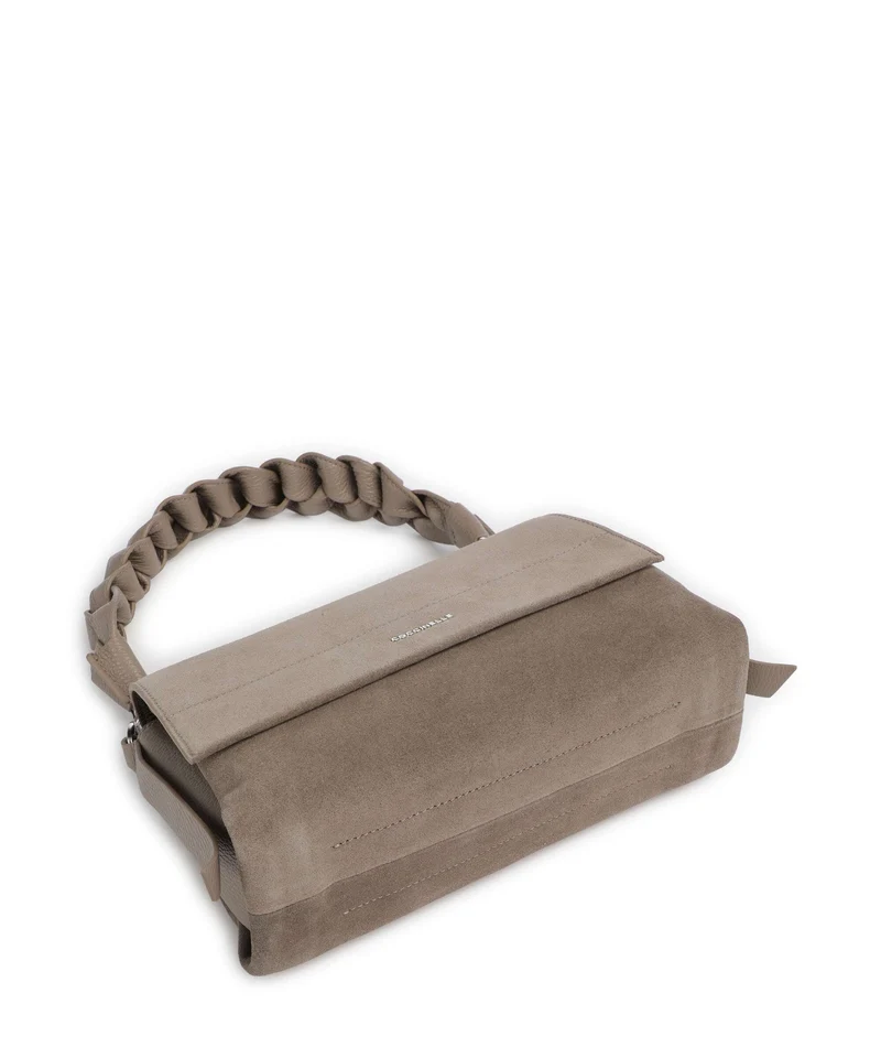 Coccinelle Boheme Suede Sac porté épaule warm taupe