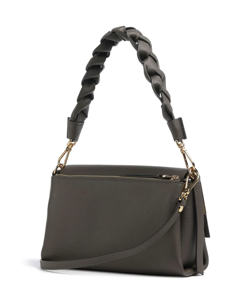 Coccinelle Boheme Grana Double Sac porté épaule fango/honey