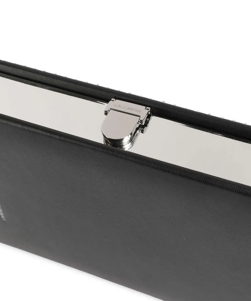 Karl Lagerfeld K/Soiree Book Sac porté épaule black embellishment