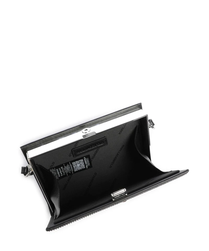 Karl Lagerfeld K/Soiree Book Sac porté épaule black embellishment