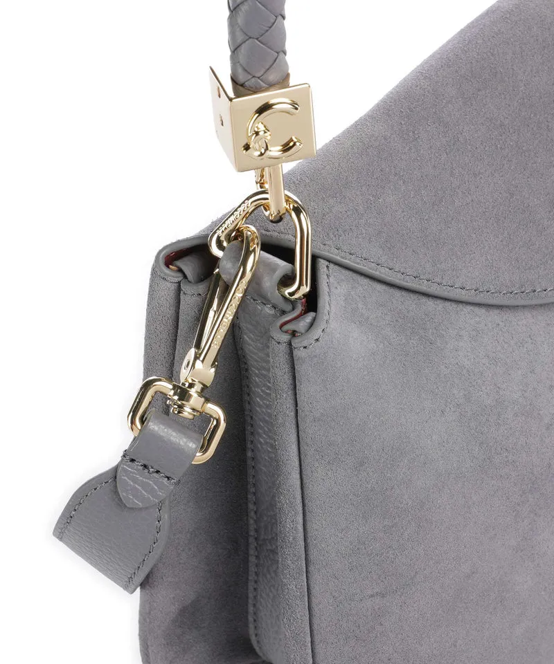 Coccinelle Tiggy Suede Sac porté épaule stove