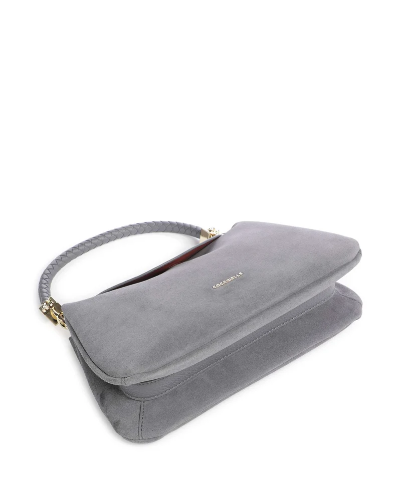 Coccinelle Tiggy Suede Sac porté épaule stove