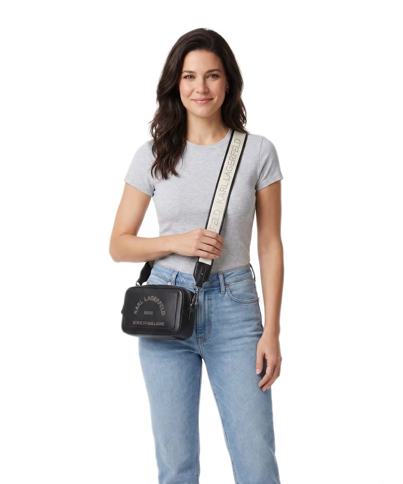 Karl Lagerfeld K/Daily Sac bandoulière black nickel