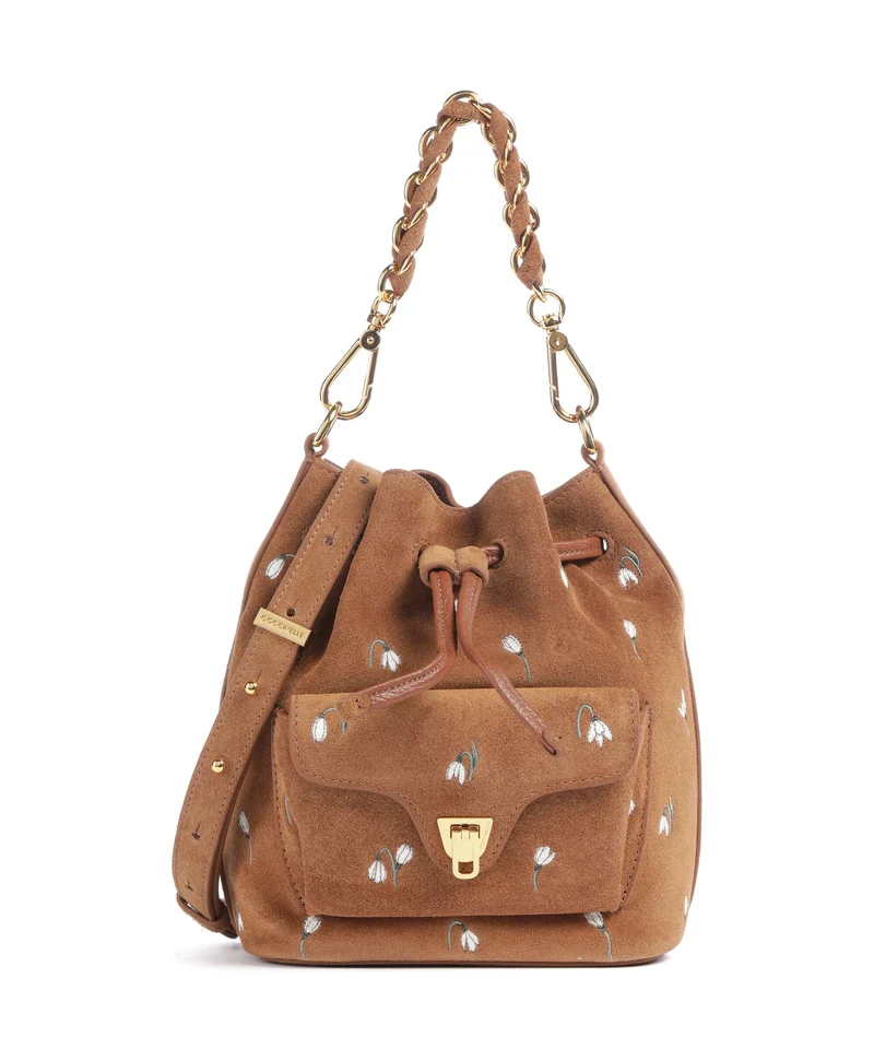 Coccinelle Beat Generation Sac seau cognac