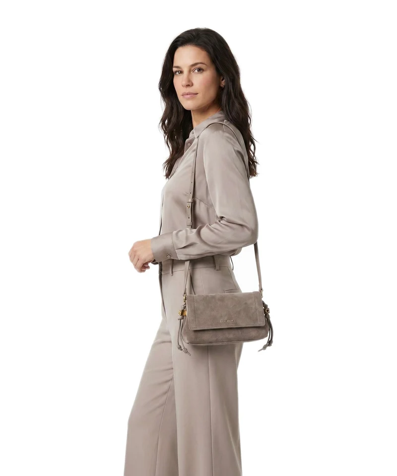 Coccinelle Thess Suede Sac bandoulière warm taupe
