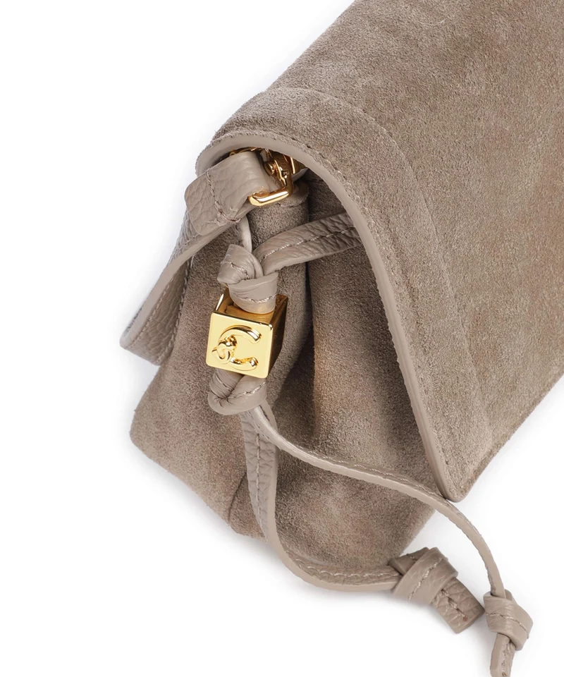 Coccinelle Thess Suede Sac bandoulière warm taupe