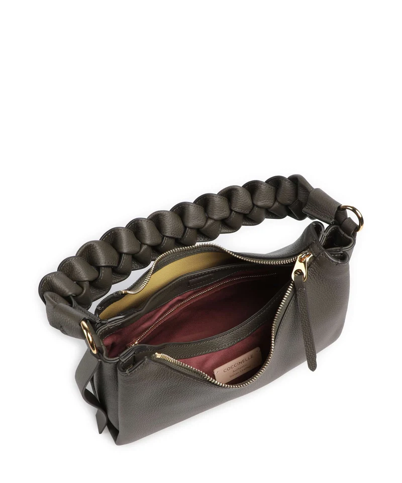 Coccinelle Boheme Grana Double Sac porté épaule fango/honey