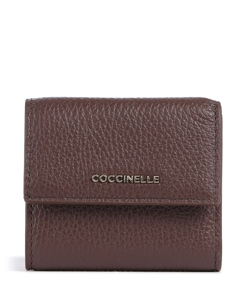 Coccinelle Metallic Soft Portefeuille berry