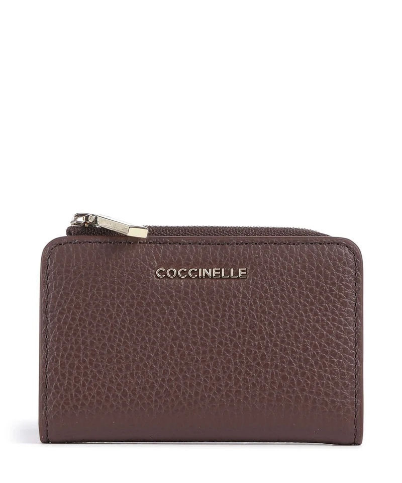 Coccinelle Metallic Soft Portefeuille berry