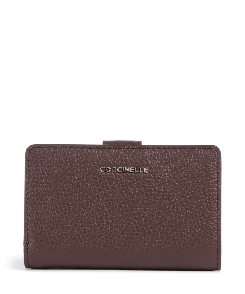 Coccinelle Metallic Soft Portefeuille berry