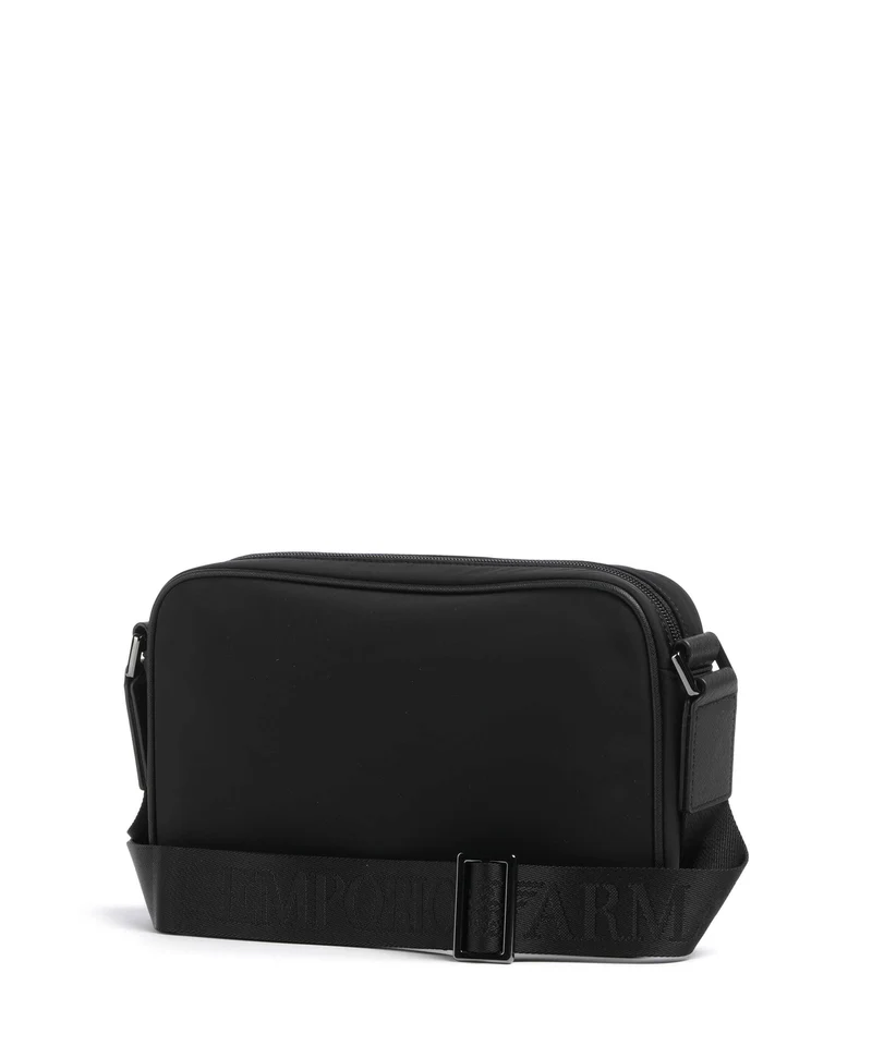 Emporio Armani Nylon Recycled Sac bandoulière black beauty