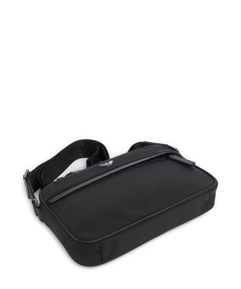 Emporio Armani Nylon Recycled Sac bandoulière black beauty