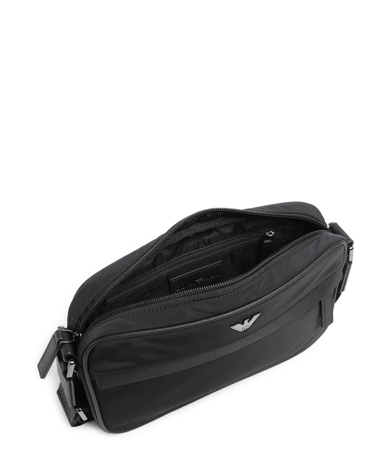 Emporio Armani Nylon Recycled Sac bandoulière black beauty