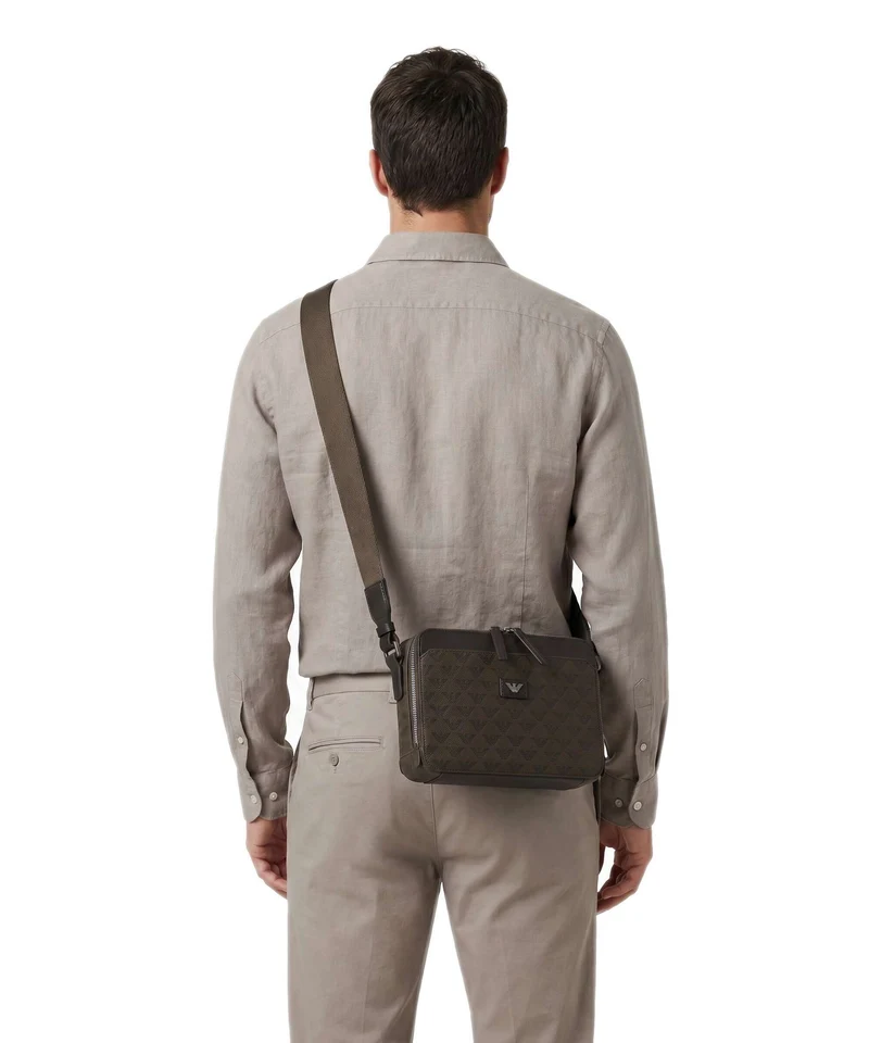 Emporio Armani Special Minorca Sac bandoulière dark olive