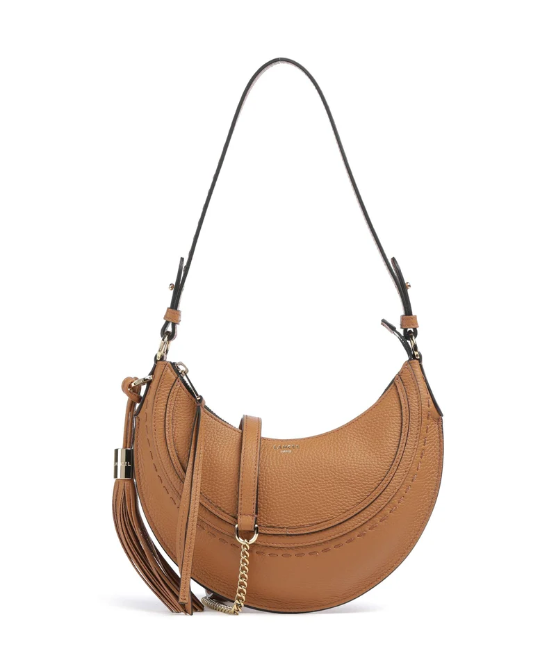 Lancel Hobohème S Sac porté épaule camel