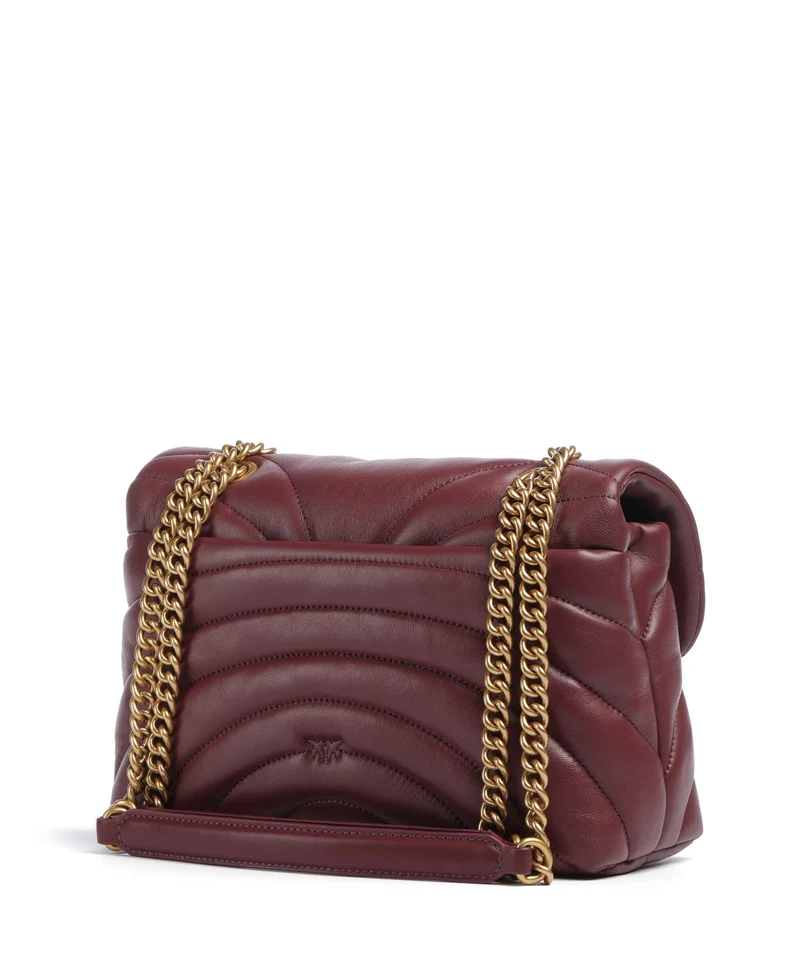 Pinko Love Puff Classic Sac porté épaule ribes intenso/antique gold
