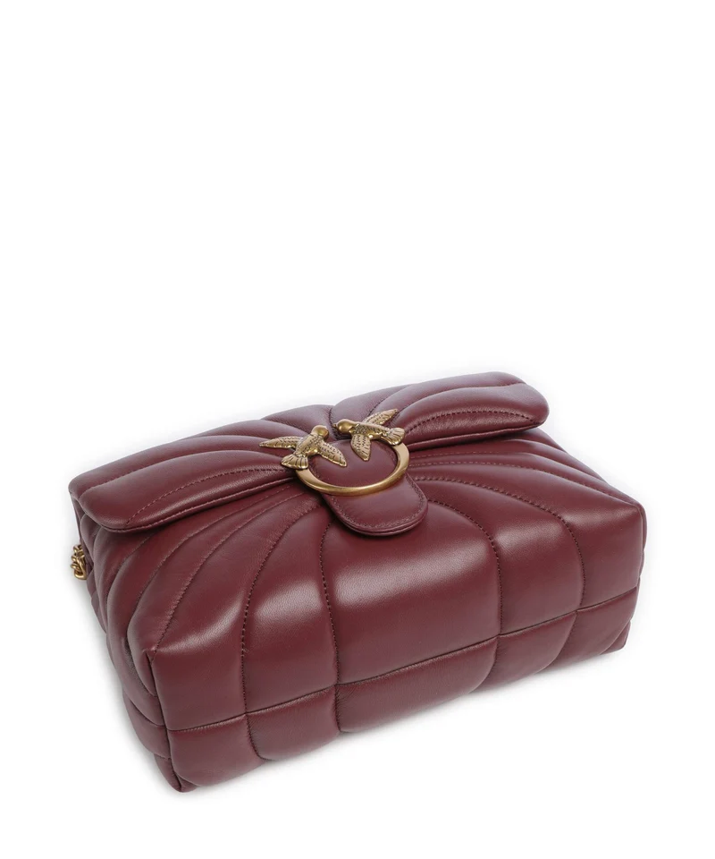 Pinko Love Puff Classic Sac porté épaule ribes intenso/antique gold