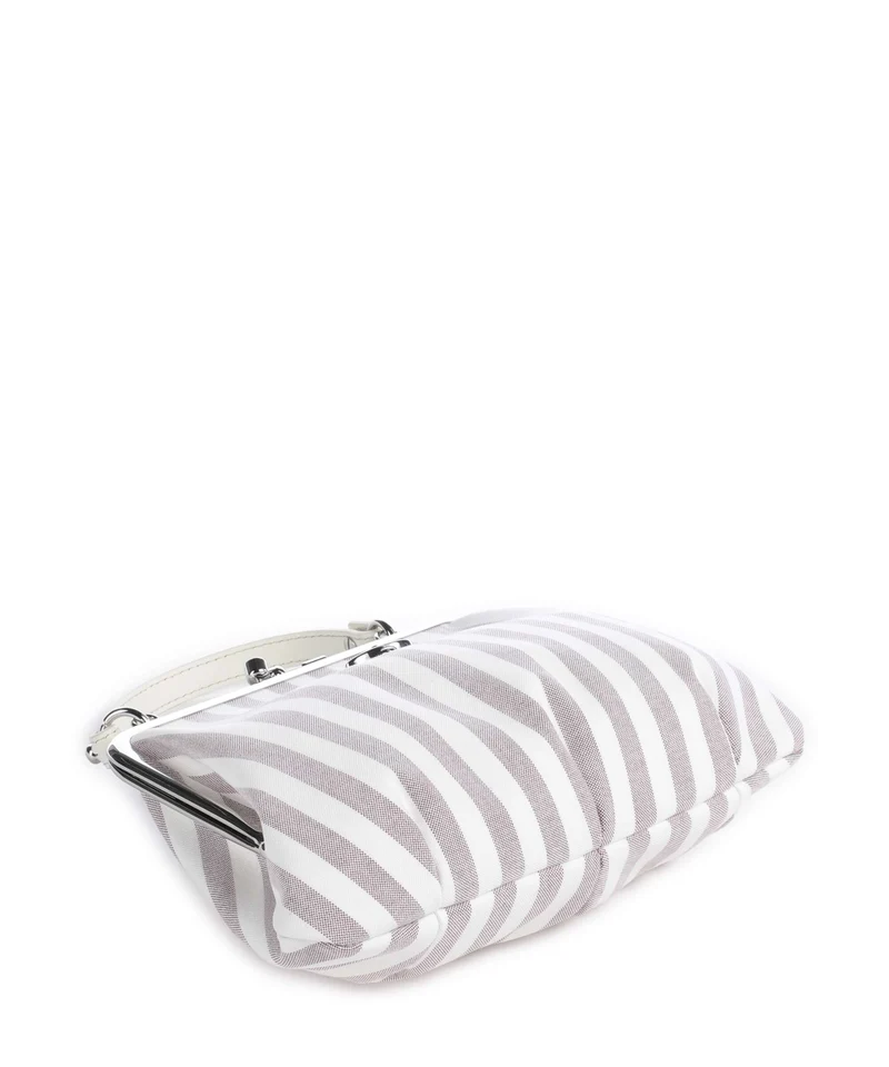 Vivienne Westwood Granny Frame Classic Oxford Shirt Sac à main burgundy stripe