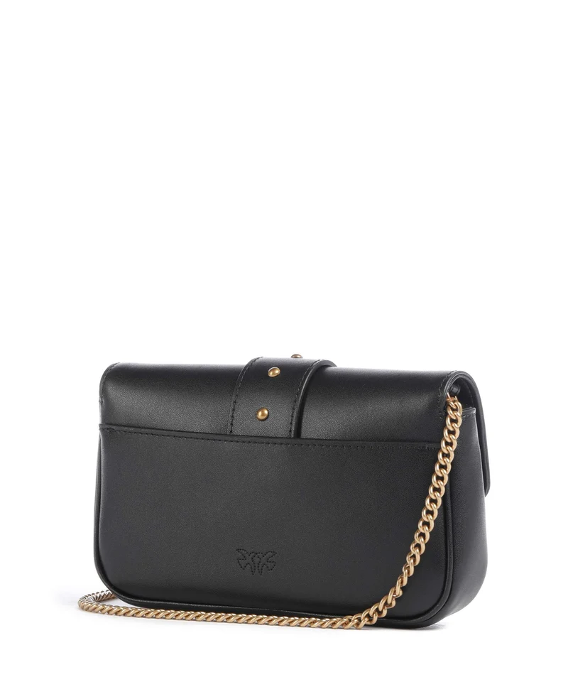 Pinko Love One Pocket New Buckle Sac bandoulière nero/antique gold