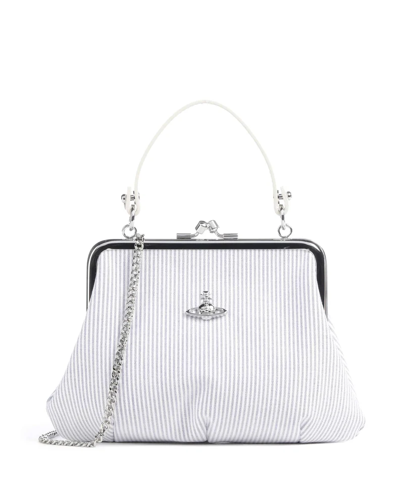 Vivienne Westwood Granny Frame Classic Oxford Shirt Sac à main ink stripe