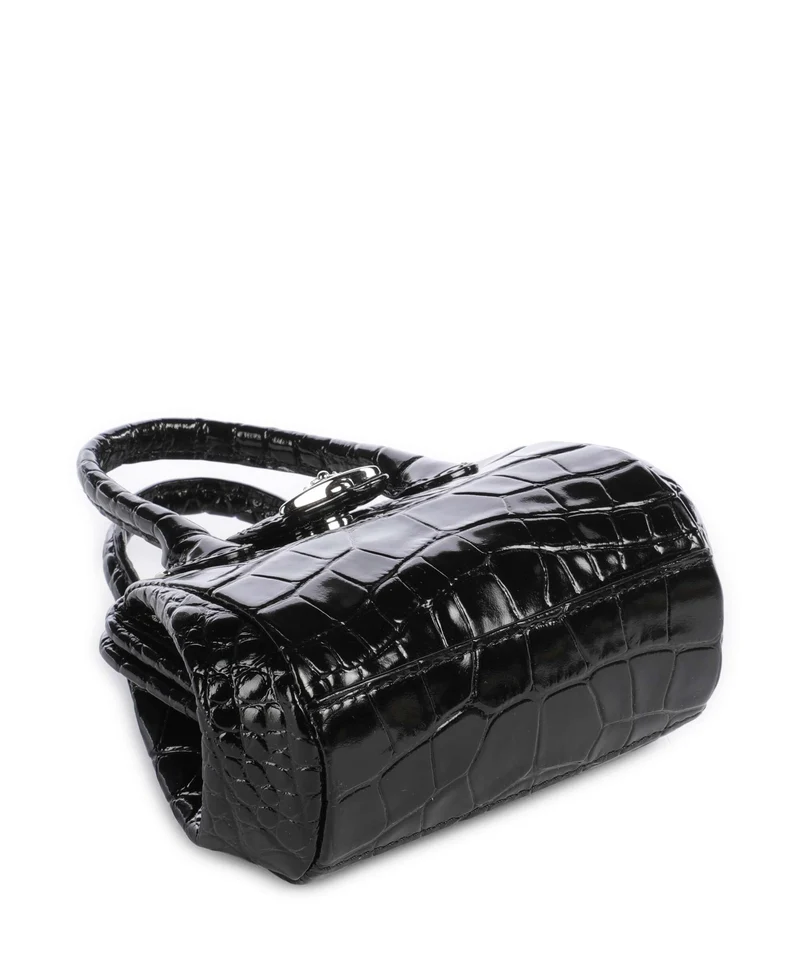 Vivienne Westwood Pamela Embossed Croc Mini Sac bandoulière black