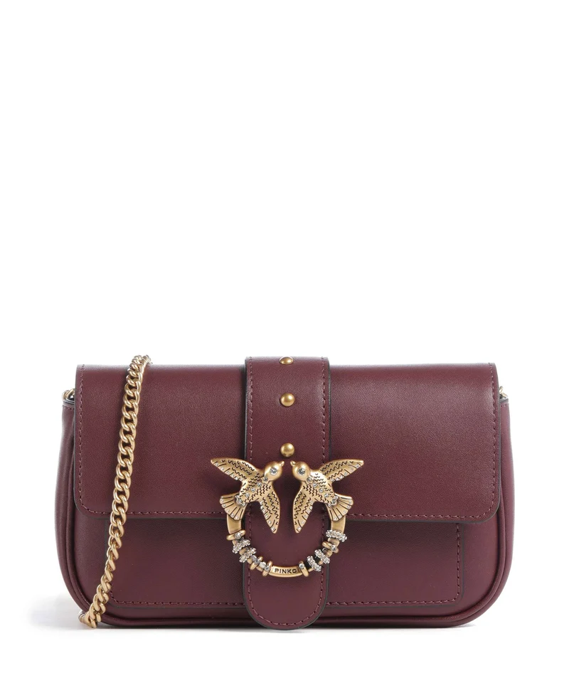 Pinko Love One Pocket New Buckle Sac bandoulière ribes intenso/antique gold
