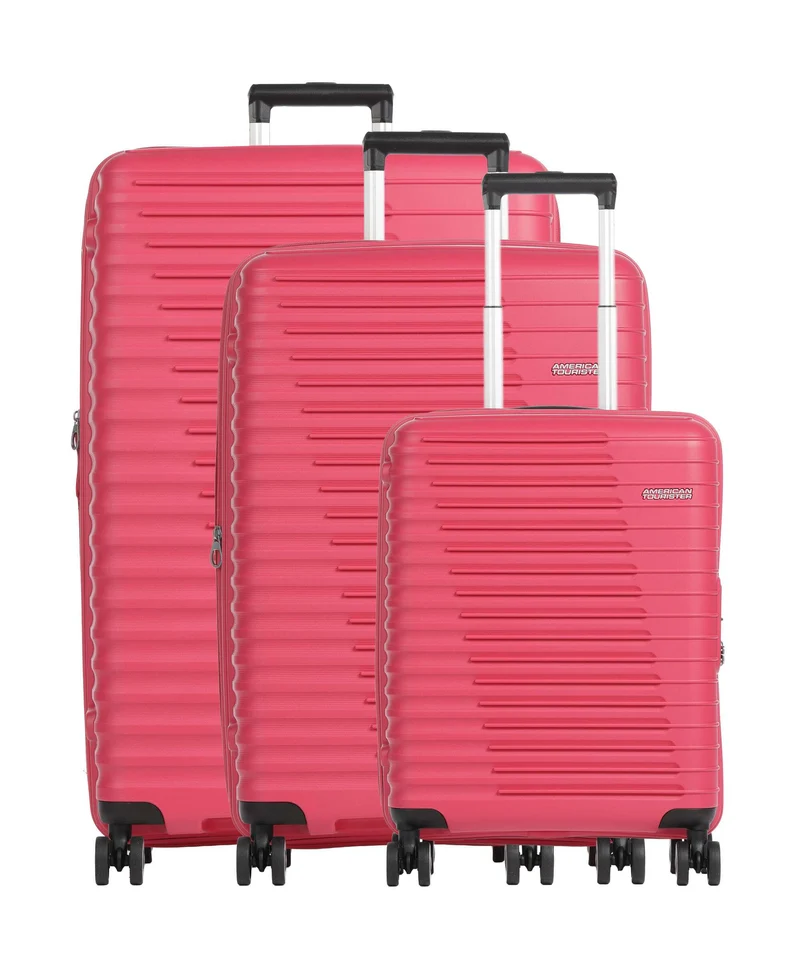 American Tourister Roadrush Set de valise (4 roues) berry pink