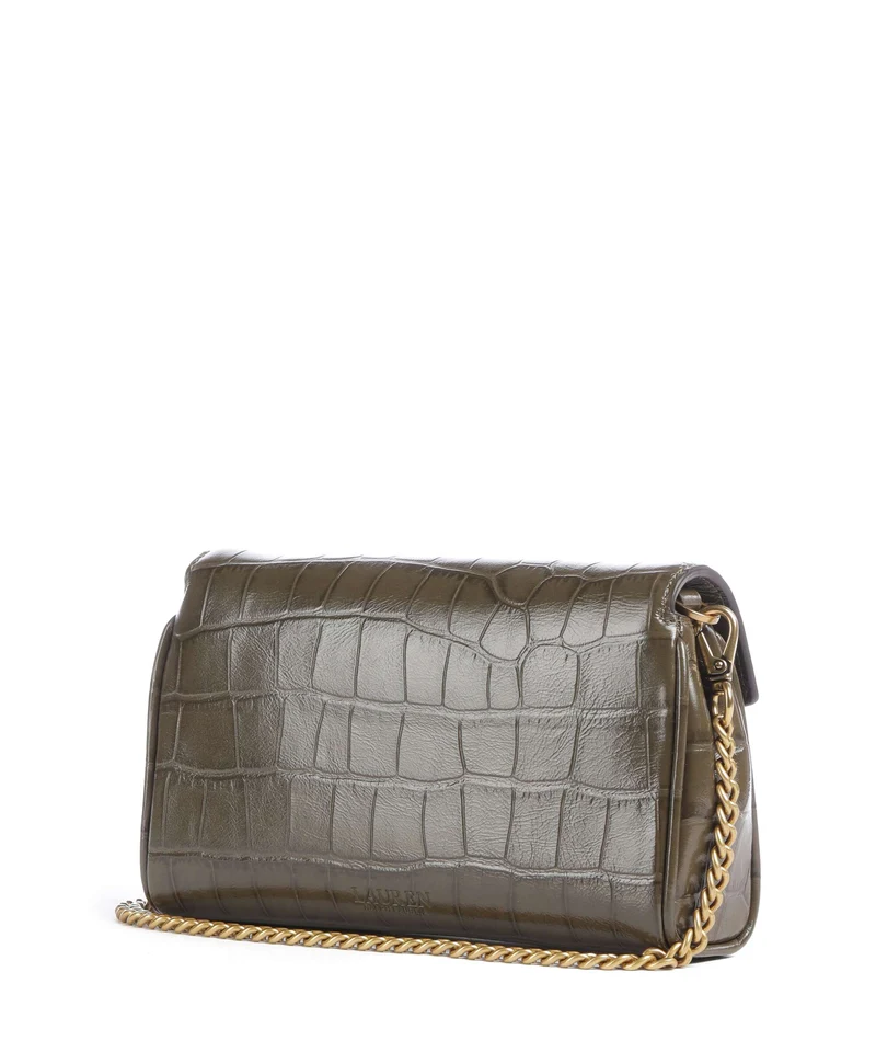Lauren Ralph Lauren Tanner Large Sac bandoulière botanic green