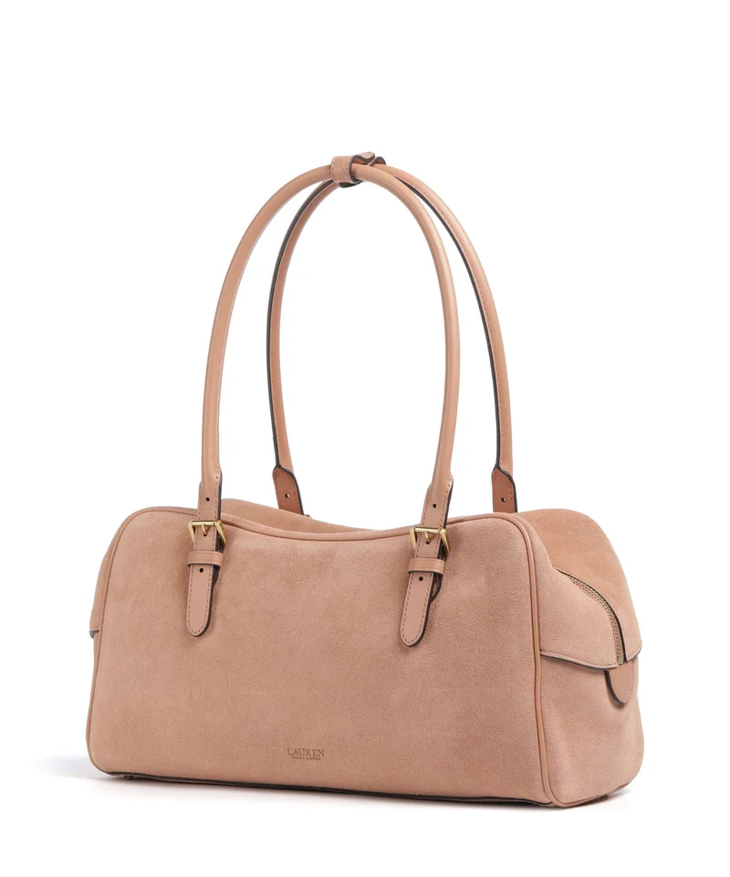Lauren Ralph Lauren Marcy Large Sac porté épaule pink sienna