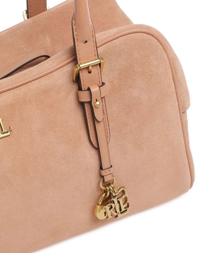 Lauren Ralph Lauren Marcy Large Sac porté épaule pink sienna