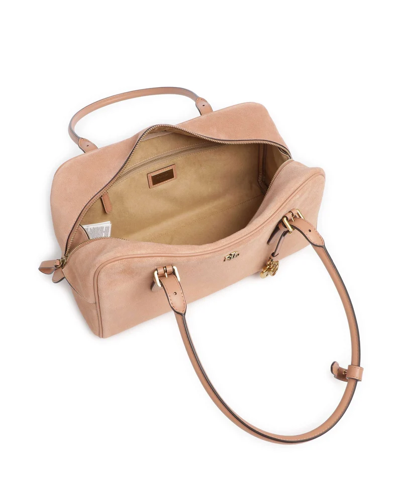Lauren Ralph Lauren Marcy Large Sac porté épaule pink sienna
