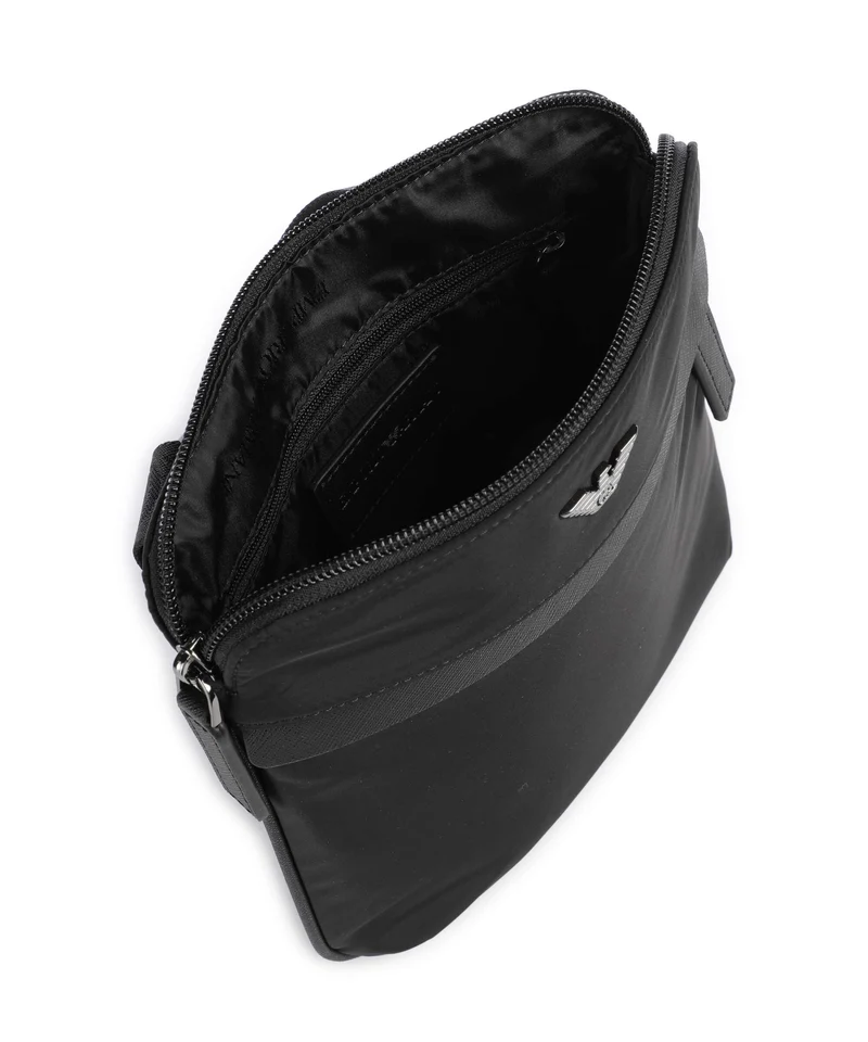 Emporio Armani Nylon Recycled Sac bandoulière black beauty