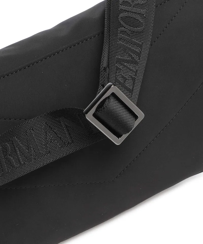 Emporio Armani Nylon Recycled Sac banane black beauty