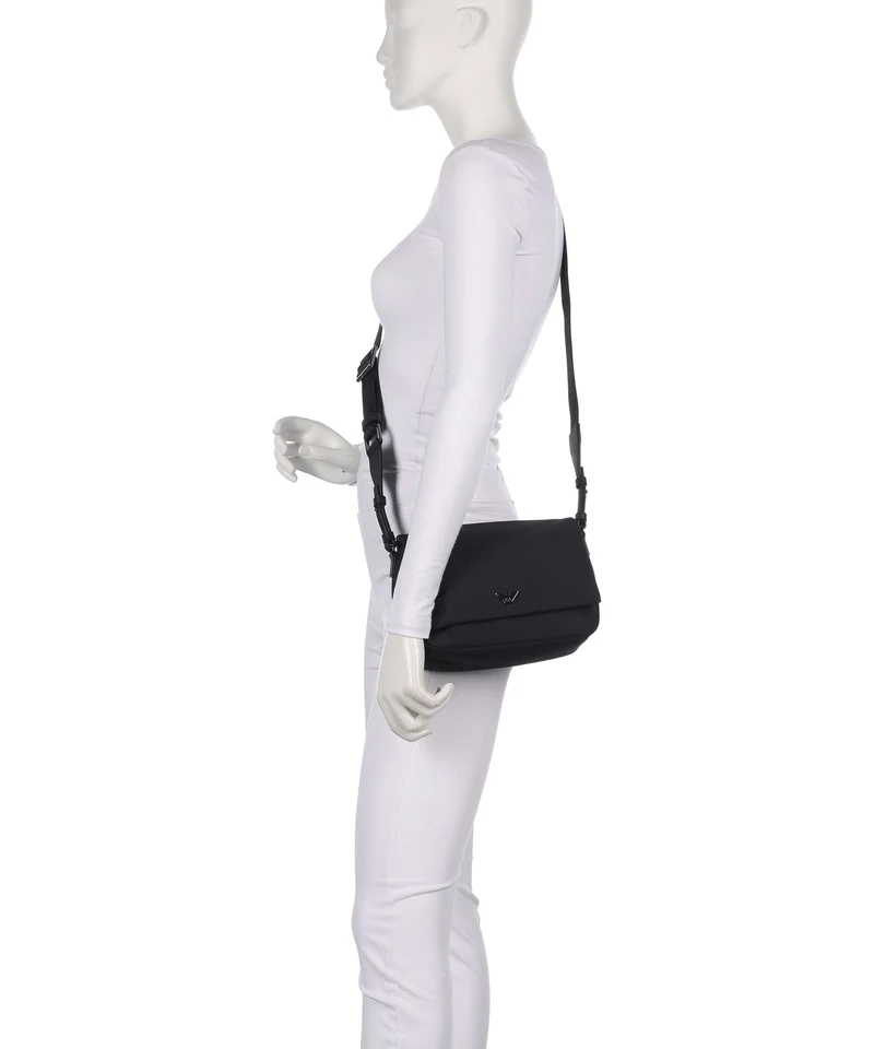 Emporio Armani Nylon Recycled Sac bandoulière black beauty
