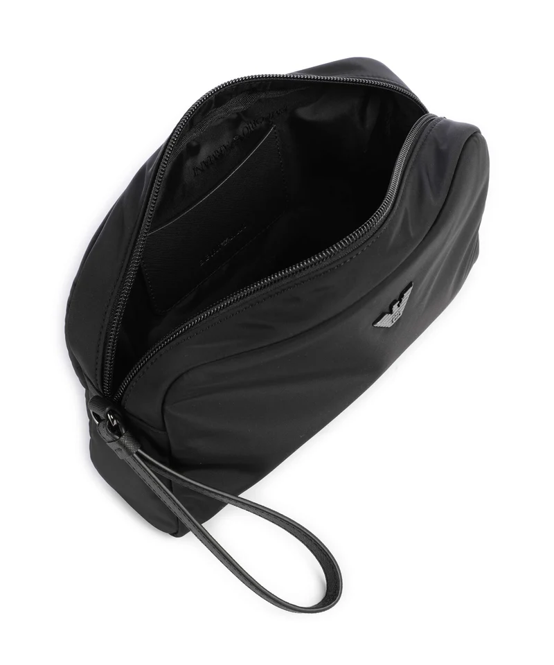 Emporio Armani Nylon Recycled Trousse de toilette black beauty