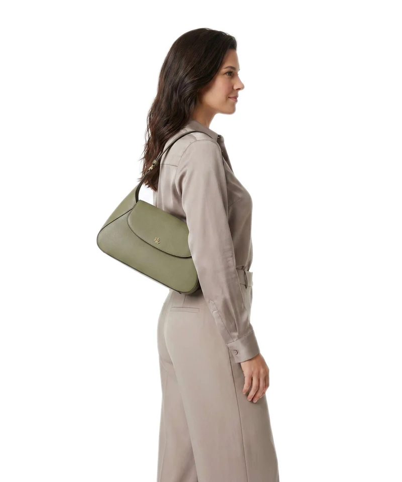 Lauren Ralph Lauren Schylar Medium Sac porté épaule sage green