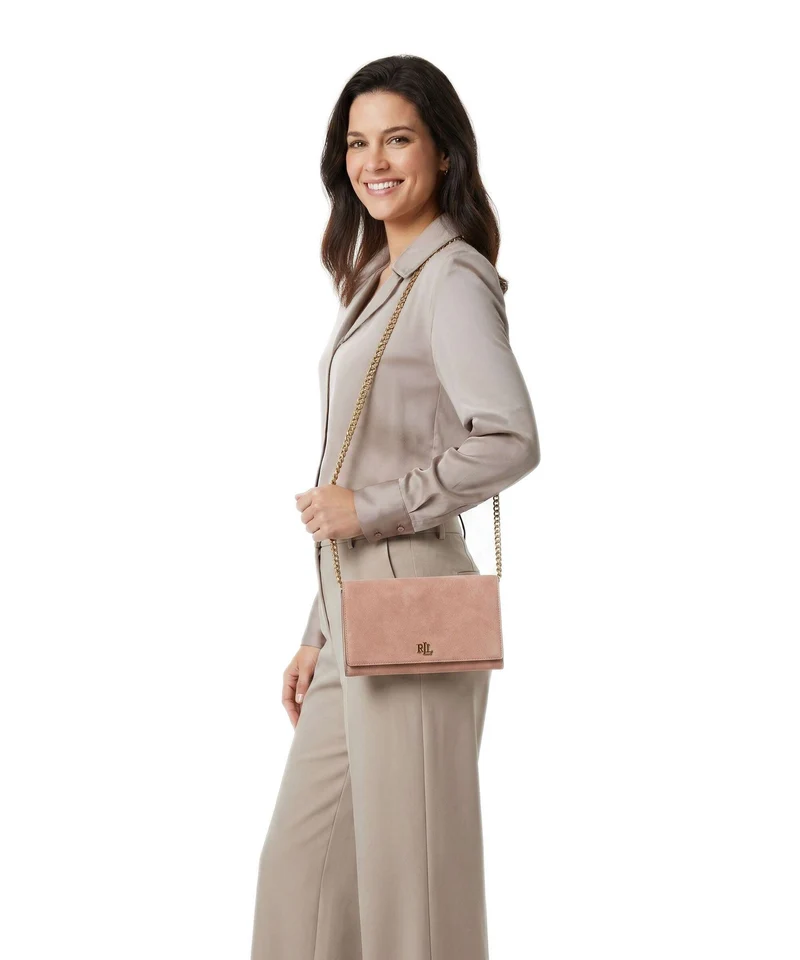 Lauren Ralph Lauren Adair II Large Portefeuille pink sienna