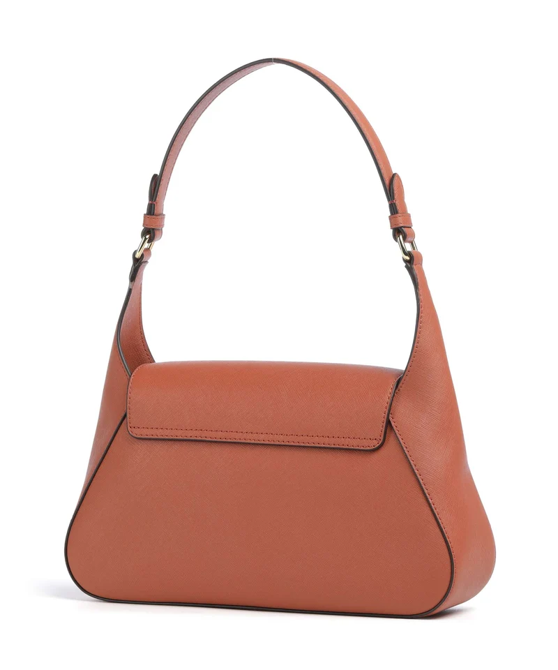 Lauren Ralph Lauren Schylar Medium Sac porté épaule red terracotta