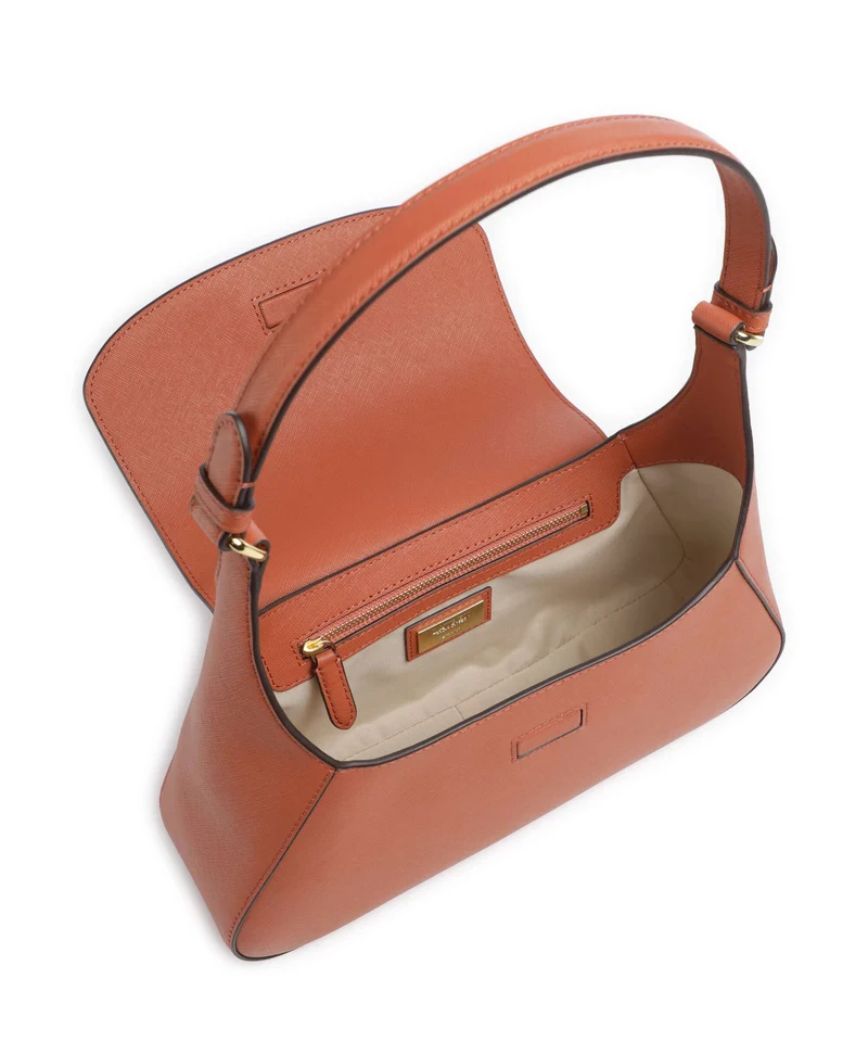 Lauren Ralph Lauren Schylar Medium Sac porté épaule red terracotta
