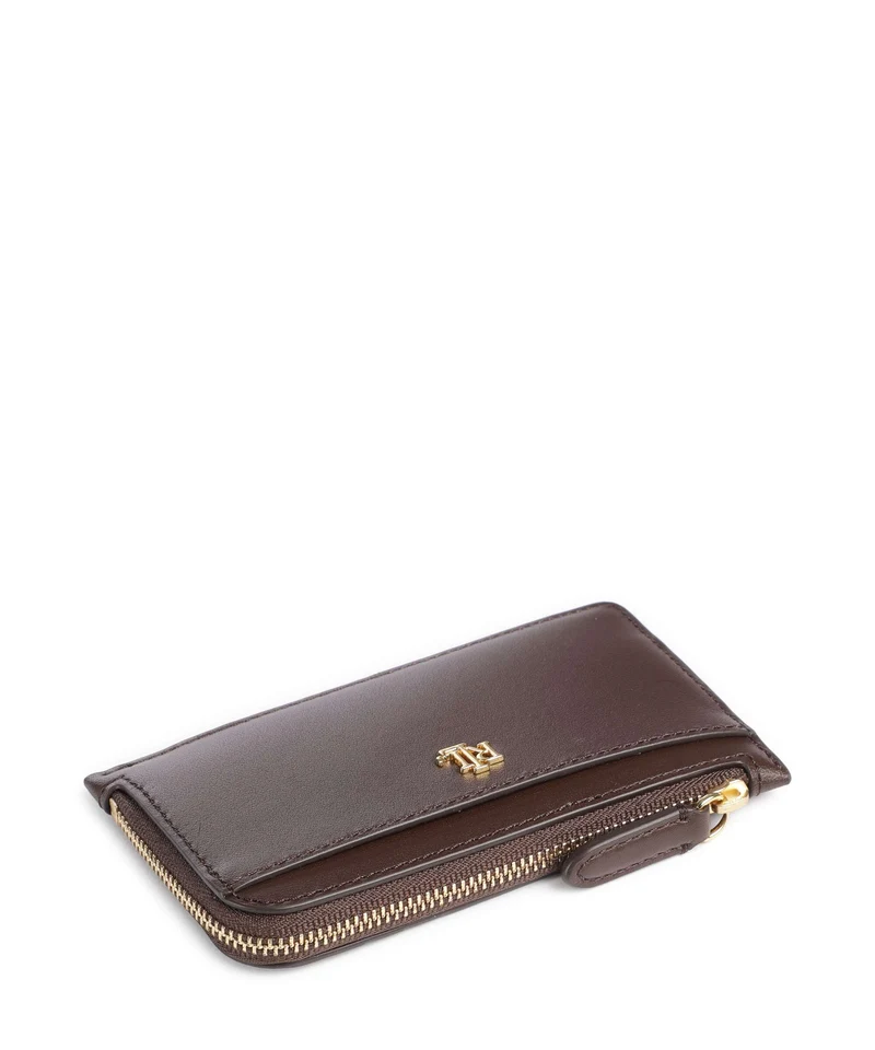 Lauren Ralph Lauren Étui à cartes crédit chestnut brown