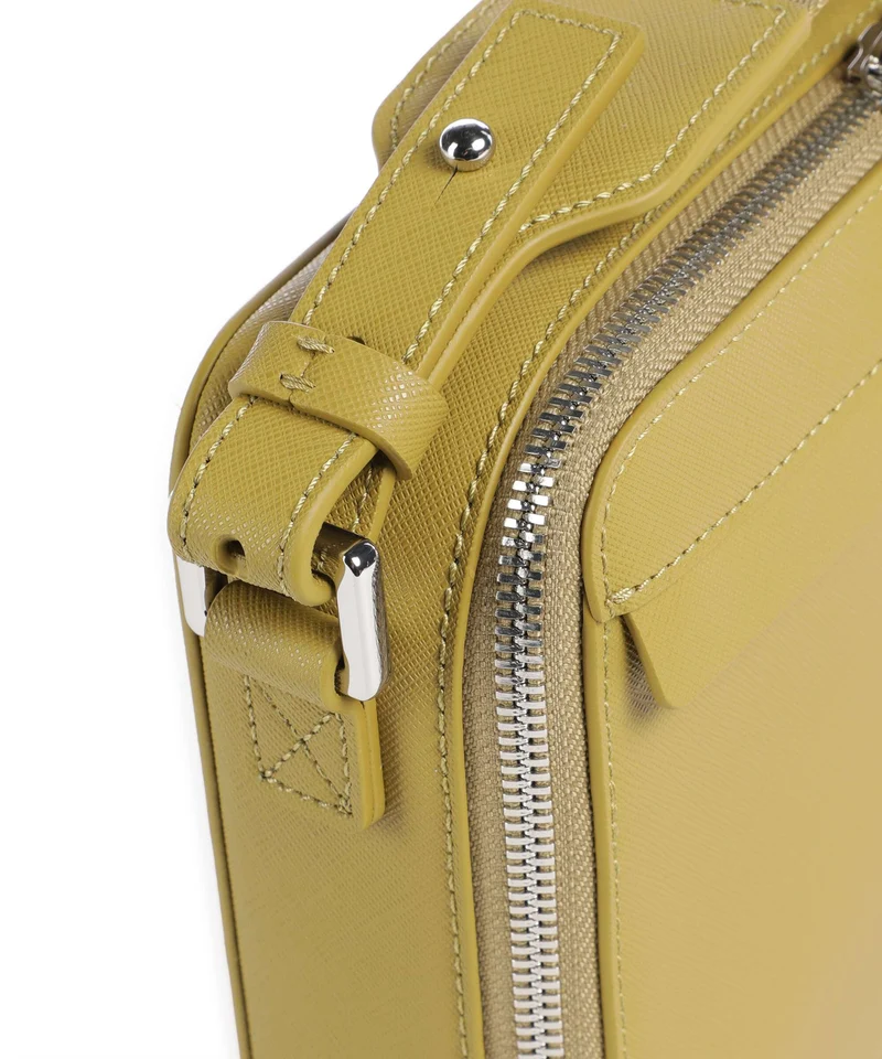 Emporio Armani Business Regenerated Sac bandoulière ecru olive