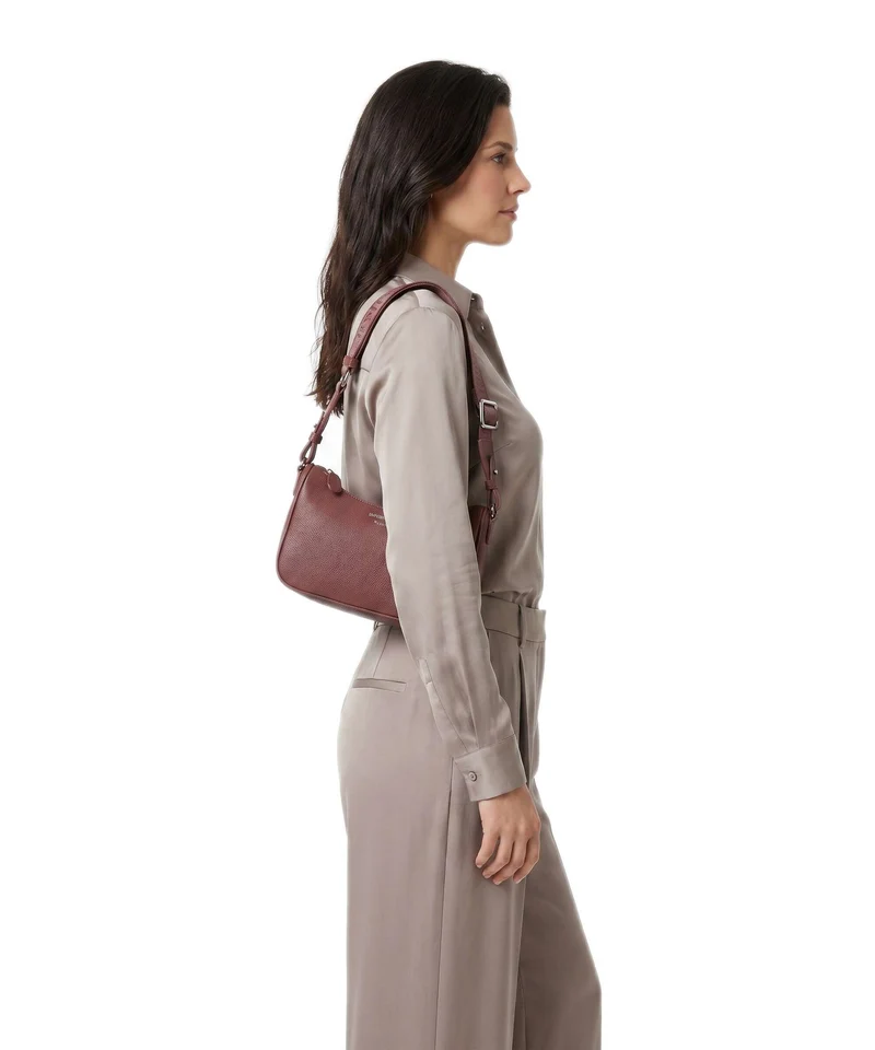 Emporio Armani Lilly Sac porté épaule gianduia/navy