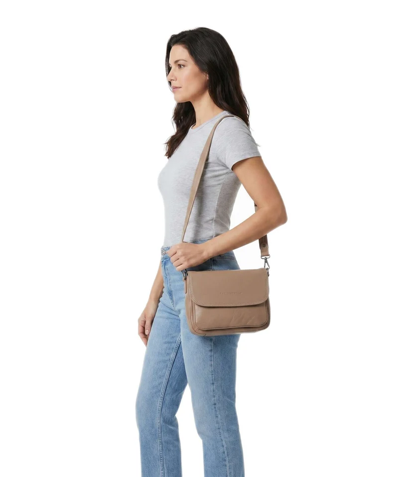 The Chesterfield Brand Serene Miloa Sac porté épaule taupe
