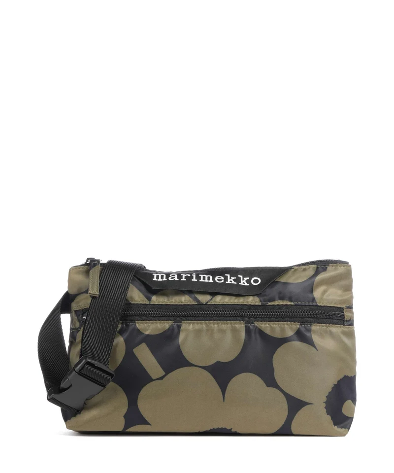 Marimekko Neat S Unikko Sac bandoulière olive green/dark blue