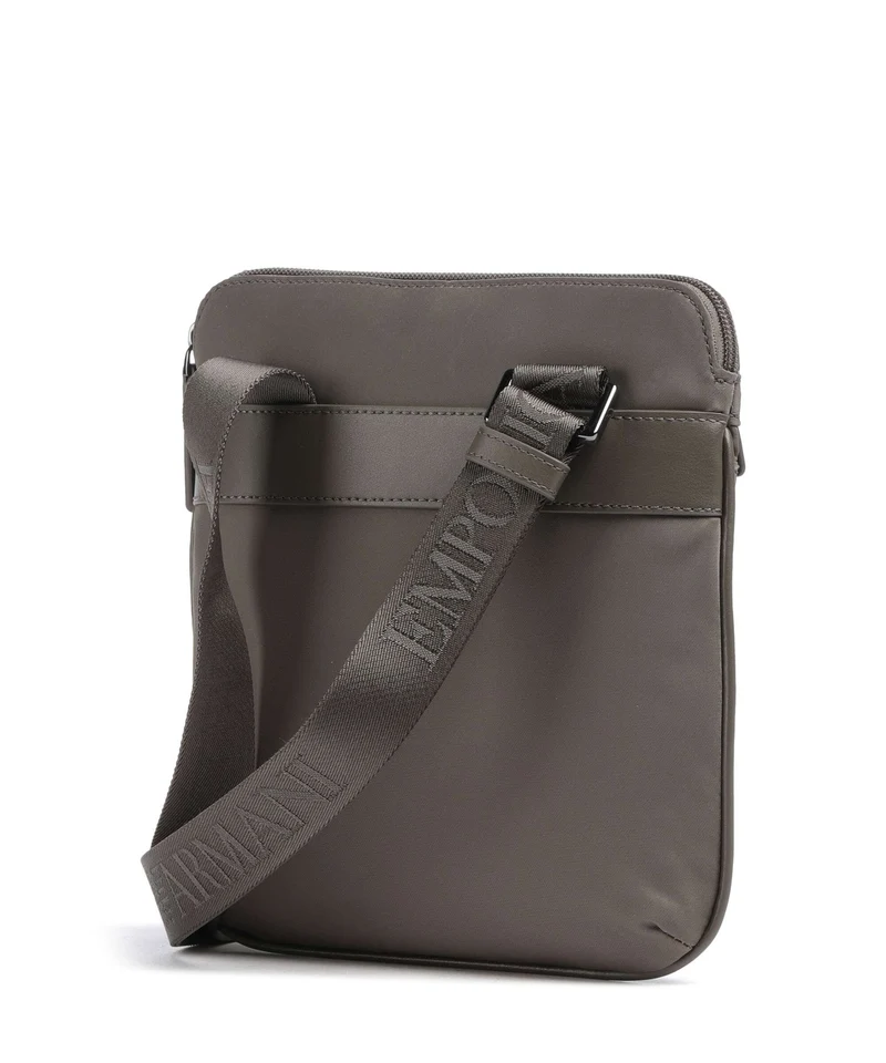Emporio Armani Recycled Nylon Sac bandoulière major brown